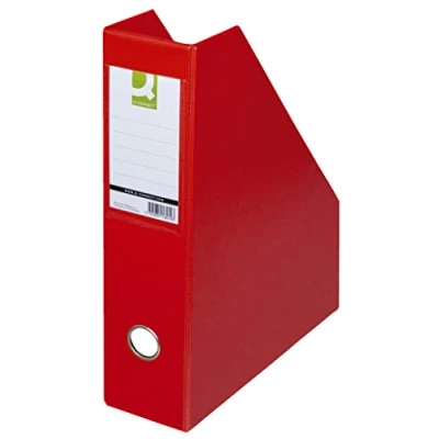 Abbildung von Q Connect KF16211 Stehsammler A4 76mm rot