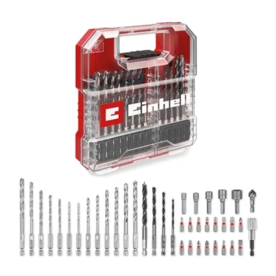 Abbildung von Einhell Bit Set, L CASE 40 tlg. und Bohrer Set (25 mm Bits, Schnellwechsel