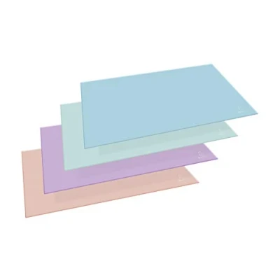 Abbildung von Exacompta 60196DU Schreibunterlage Aquarel aus extra starkem Karton, perfekt für Büro und Homeoffice, Zufallsfarbe 58,5x38,5x0,5 cm Schreibtischunterlage kompatibel mit optische Lasermaus