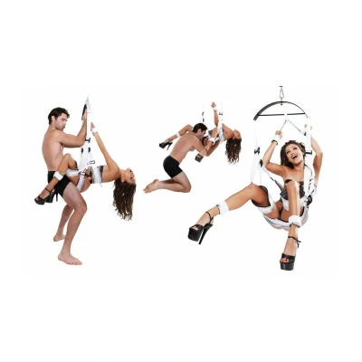 Abbildung von Liebesschaukel „Fantasy Bondage Swing“ mit Hand &amp; Fußfesseln