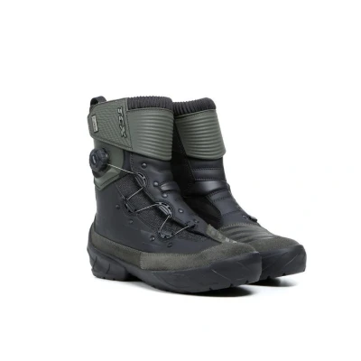 Abbildung von TCX Herren Infinity 3 Mid Wp Motorcycle Boot, Black Military Green, 41 EU