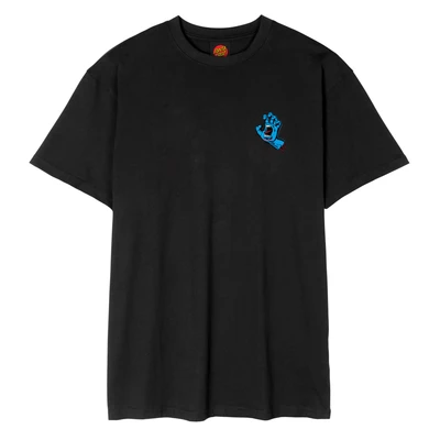 Abbildung von Santa Cruz Screaming HAND Unisex Tshirt print, Größe: Large, Black