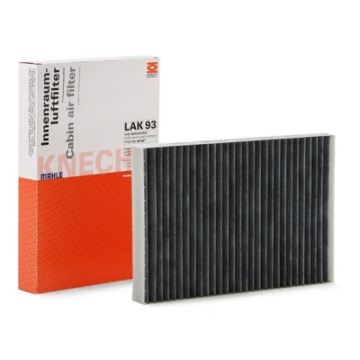 Abbildung von MAHLE ORIGINAL LAK 93 Innenraumfilter Aktivkohlefilter 297,5, 300,0, 300 204 30,0, 31,0 AUDI: A4 B6 Limousine, B7 Avant