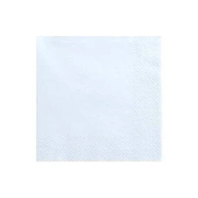 Abbildung von partydeco Papierserviette, Servietten Papier 33x33cm 3 lagig 20 Stück Hellblau