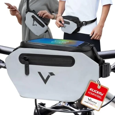 Abbildung von CityBag 3in1 Fahrradtasche geeignet als Lenkertasche