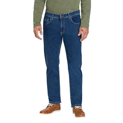 Abbildung von PIONEER Authentic Jeans 5 Pocket RANDO blue stonewash 16801 6588.6821 MEGAFLEX