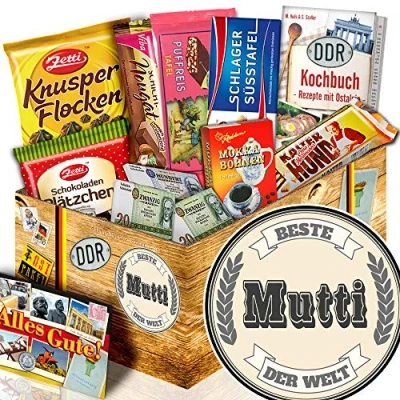 Abbildung von Geschenkset Mutti/DDR Set Schokolade/Danke zum Geburtstag