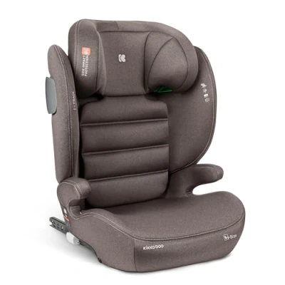 Abbildung von Kikkaboo Kindersitz i Track Size (100 150 cm) Gruppe 2/3 Isofix verstellbar, Farbe:braun