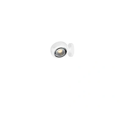 Abbildung von LOOM DESIGN LED Wandleuchte Optic, weiß, Aluminium, Ø 12 cm