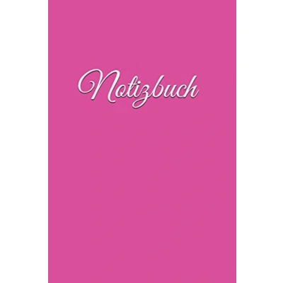 Abbildung von Notizbuch: pinkes pinkfarbenes rosa Notizbuch liniertes Buch zum reinschreiben, 120 Seiten, 6x9 Zoll (ca A5), Softcover, verwendbar als ... Schulheft Planer Checklisten Geschenk