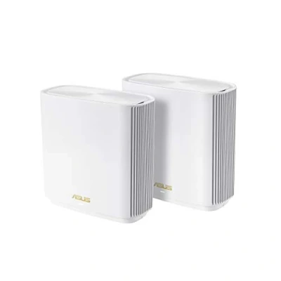 Abbildung von ASUS Ai Mesh AX WLAN System ZenWiFi XT8 (2in1 Zugangspunkte Set, AX6600 WiFi 6 Backbone und Client Verbindung, 3x Gigabit LAN, 2.5G WAN, App Steuerung, Roaming, AiProtection) weiß