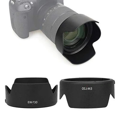 Abbildung von Gegenlichtblende, EW 73D Schwarz Kunststoffkamera Abdeckung für EF S 18 135 mm 1: 3,5 5,6 is USM
