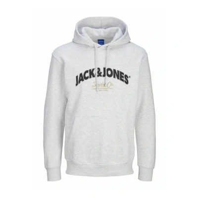 Abbildung von Jack &amp; Jones Kapuzenpullover, Herren, Größe: Small, Bright white