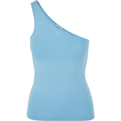 Abbildung von Urban Classics Asymmetric Top, Damen, Größe: 5XL, Balticblue