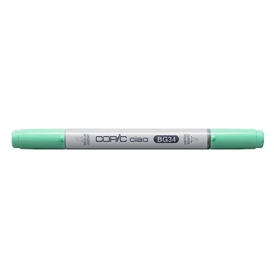 Abbildung von COPIC Ciao Marker Typ BG 34, Horizon Green, vielseitiger Layoutmarker, mit einer mittelbreiten und Brush Spitze