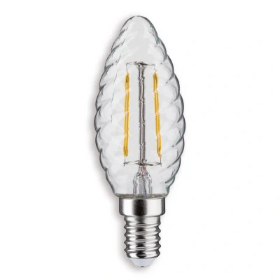 Abbildung von Paulmann 28706 LED Lampe Filament Kerze 2,6 Watt Leuchtmittel Klar 2700 K Warmweiß E14