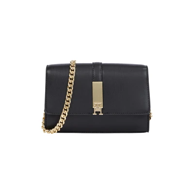 Abbildung von Tommy Hilfiger Heritage MINI Chain Umhängetasche, Damen, Größe: One Size, Black