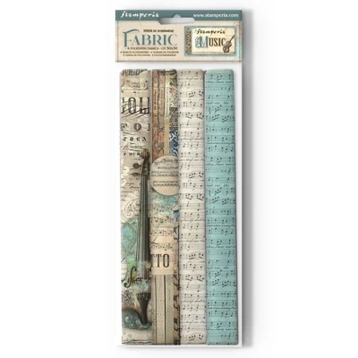 Abbildung von Stamperia SBPLT38 Sheets Fabric, Multicolor, 30x30cm