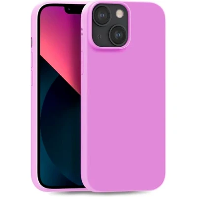 Abbildung von MyGadget Hülle kompatibel mit iPhone 13 robuste Handyhülle TPU Case Slim Silikonhülle Back Cover Kratzfest Schutzhülle matt Lila Hell