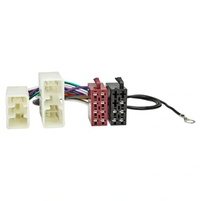 Abbildung von tomzz Audio 7037 001 Radio Adapter Kabel kompatibel mit Mitsubishi Colt Lancer Pajero bis Bj.1996 auf 16pol ISO Norm