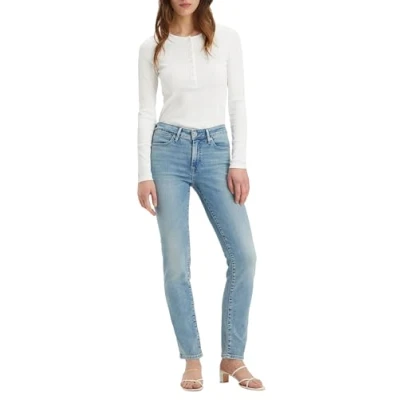 Abbildung von Levi&#039;s Damen 712 Slim Welt Pocket Jeans, Blue Wave Light, 30W / 28L