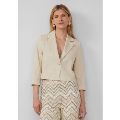 Abbildung von s.Oliver Black Label Blazer, Damen, Größe: 46, Helles beige