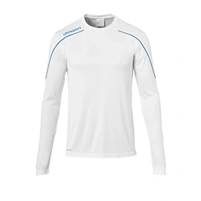 Abbildung von uhlsport Herren Stream 22 Langarm Trikot, weiß/azurblau, M