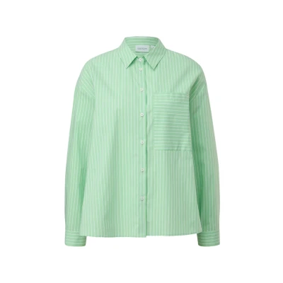 Abbildung von comma casual identity Hemdbluse, Damen, Größe: 42, Grün