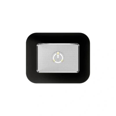 Abbildung von Müller Licht Mobina Push 10 LED Batterieleuchte Orientierunglicht Nachtlicht, 10cm Länge, neutralweiß 4000K, 0.6W, wiederaufladbar per USB, selbstklebend, schwarz, 27700056