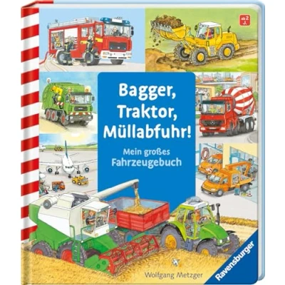 Abbildung von Ravensburger Buch &quot;Pappbilderbuch, Bagger, Traktor, Müllabfuhr&quot;, FSC schützt Wald weltweit
