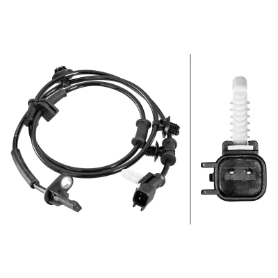 Abbildung von HELLA 6PU 358 218 541 ABS Sensor mit Befestigungsclips am Kabel Hallsensor 2 1210