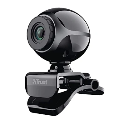 Abbildung von Trust 17003 Exis Webcam 300K mit Mikrofon, schwarz/silber
