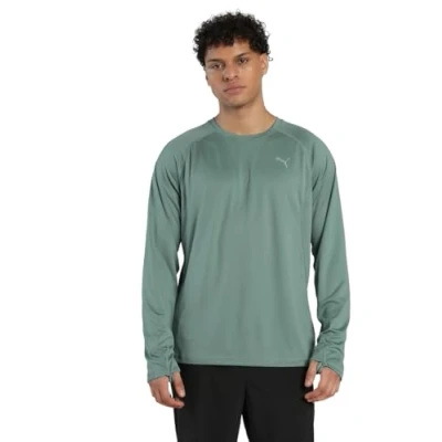 Abbildung von Puma RUN Velocity Langarmshirt, Herren, Größe: XS, Green moon