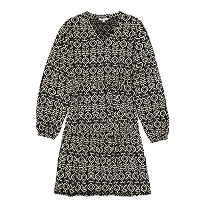 Abbildung von Garcia WITH Print Freizeitkleid, Damen, Größe: Large, Black