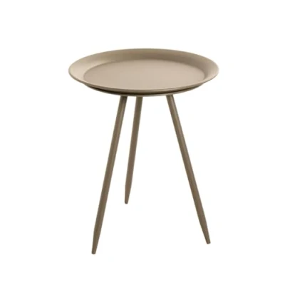 Abbildung von Haku Möbel Beistelltisch grün, Metall Maße: H 47 cm x Ø 38 cm, Style: Modern