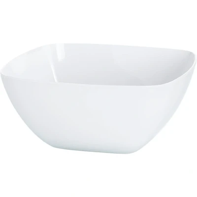 Abbildung von Emsa 504635 Eckiges Schälchen für Salat, Kunststoff, 0.6 Liter, 13.5 x 7 cm, Weiß, Vienna