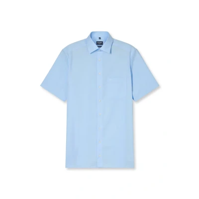Abbildung von OLYMP Luxor modern fit Hemd Halbarm Popeline hellblau Gr. 39