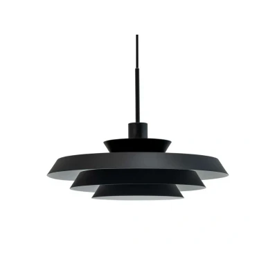Abbildung von Dyberg Larsen Hängelampe DL44, schwarz, Metall, Ø 45 cm