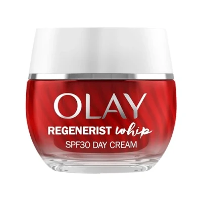 Abbildung von Olay Regenerist Whip Light as Air Anti Aging Feuchtigkeitspflege für straffere Haut mit LSF30, Hyaluronsäure, 50 ml