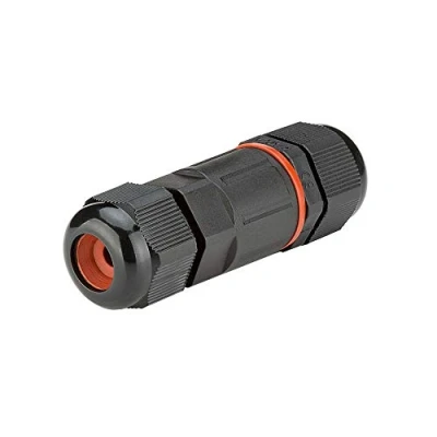 Abbildung von Goobay 81325 Outdoor Kabelverbinder wasserdicht IP68 / Kabelmuffe geschirmt 3 polig Stromkabel verbinden LSA Außenbereich Verbindungsmuffe 7,5cm