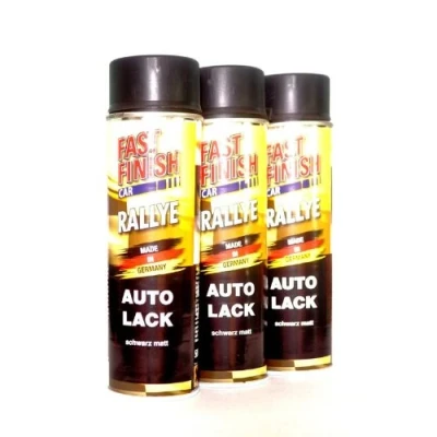 Abbildung von FAST FINISH CAR RALLYE 1K AUTOLACK SCHWARZ GLÄNZEND 3 x 500 ml 292835/3