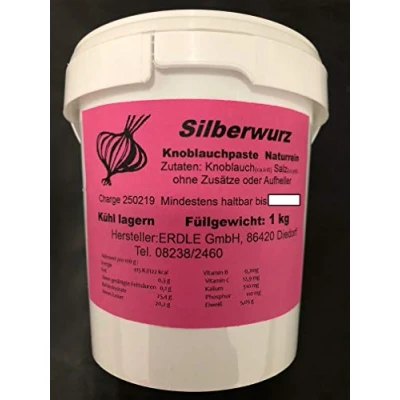 Abbildung von Knoblauchpaste 1 Kg Eimer oder 7 (1 Eimer)