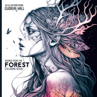 Abbildung von SCENES from the FOREST: Coloring Book of Flora and Fauna Magical Forest
