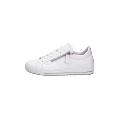 Abbildung von Gabor Damen Low Top Sneaker, Frauen Halbschuhe,Leichte Mehrweite (G),straßenschuhe,Strassenschuhe,Sportschuhe,Weiss (Multic.),42 EU / 8 UK