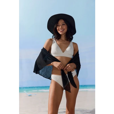 Abbildung von LASCANA Pareo, Modetuch, Strandtuch, sommerlicher Poncho, Überwurf