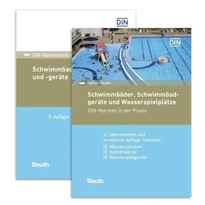 Abbildung von Sichere Schwimmbäder und Schwimmbadgeräte: Paket: Kommentar &quot;Schwimmbäder, Schwimmbadgeräte Wasserspielplätze DIN Normen in der Praxis&quot; ... (DIN Taschenbuch Media Kommentar)