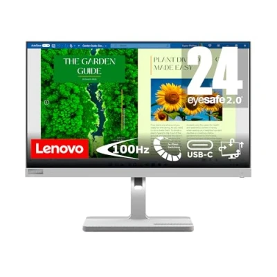 Abbildung von Lenovo L24m 40 Business Monitor IPS, 100Hz, USB C Dock PowerDelivery 75Watt, Höhenverstellung 150mm