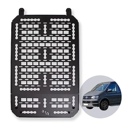 Abbildung von 040 Parts einzelnes Molle Board für VW T5 T6 T6.1 California Universelle Gerätehalterung und zusätzlicher Stauraum Abenteuer, Camping Outdoor