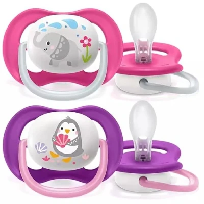 Abbildung von Philips Avent Schnuller Ultra Air Girl Elep/Peng 6 18m
