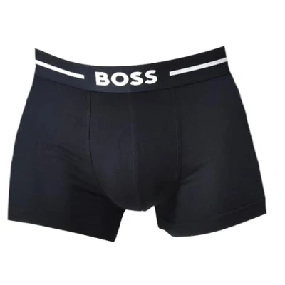 Abbildung von BOSS Trunk 3P Bold (Packung, 3 St) mit Schriftzug auf dem Bund